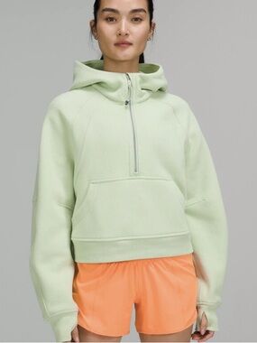 Lululemon Half Zip Oversized Scuba Light Green Size: small